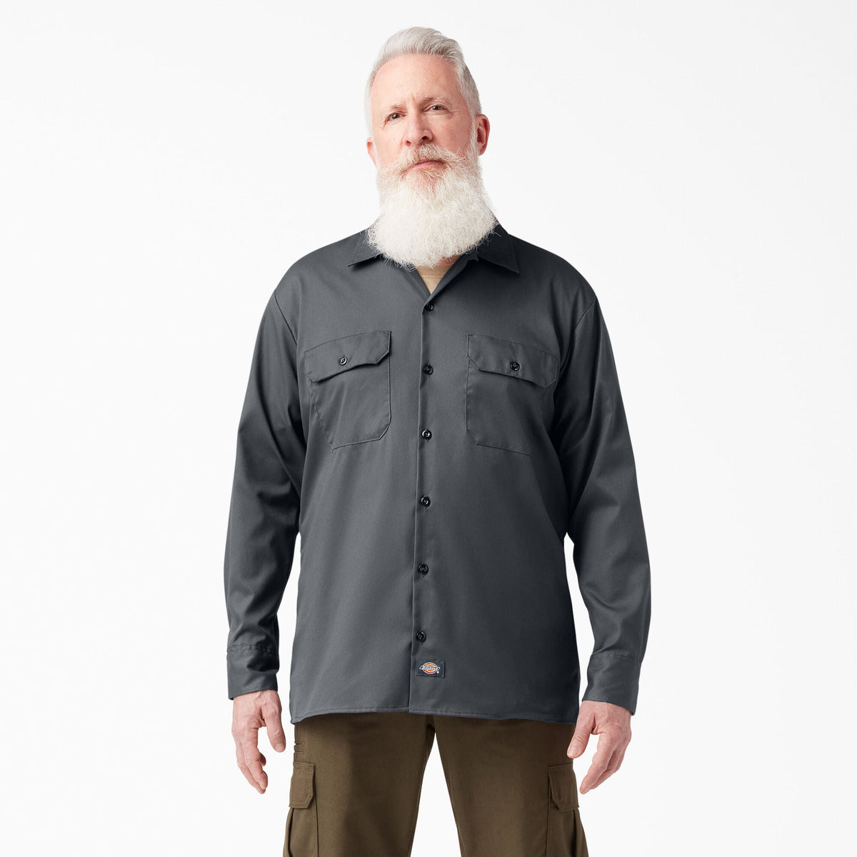 Dickies FLEX Relaxed Fit Long Sleeve Work Shirt A877S