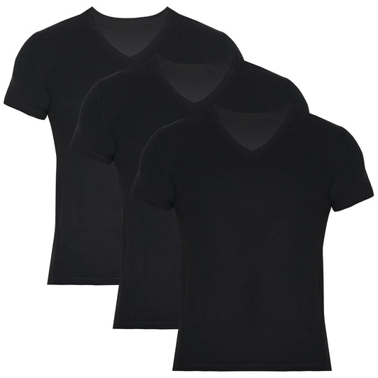 Men's Bamboo V-Neck Undershirt (3 Pack)