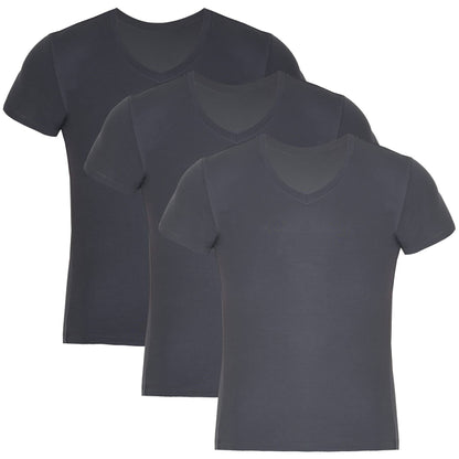 Men's Bamboo V-Neck Undershirt (3 Pack)