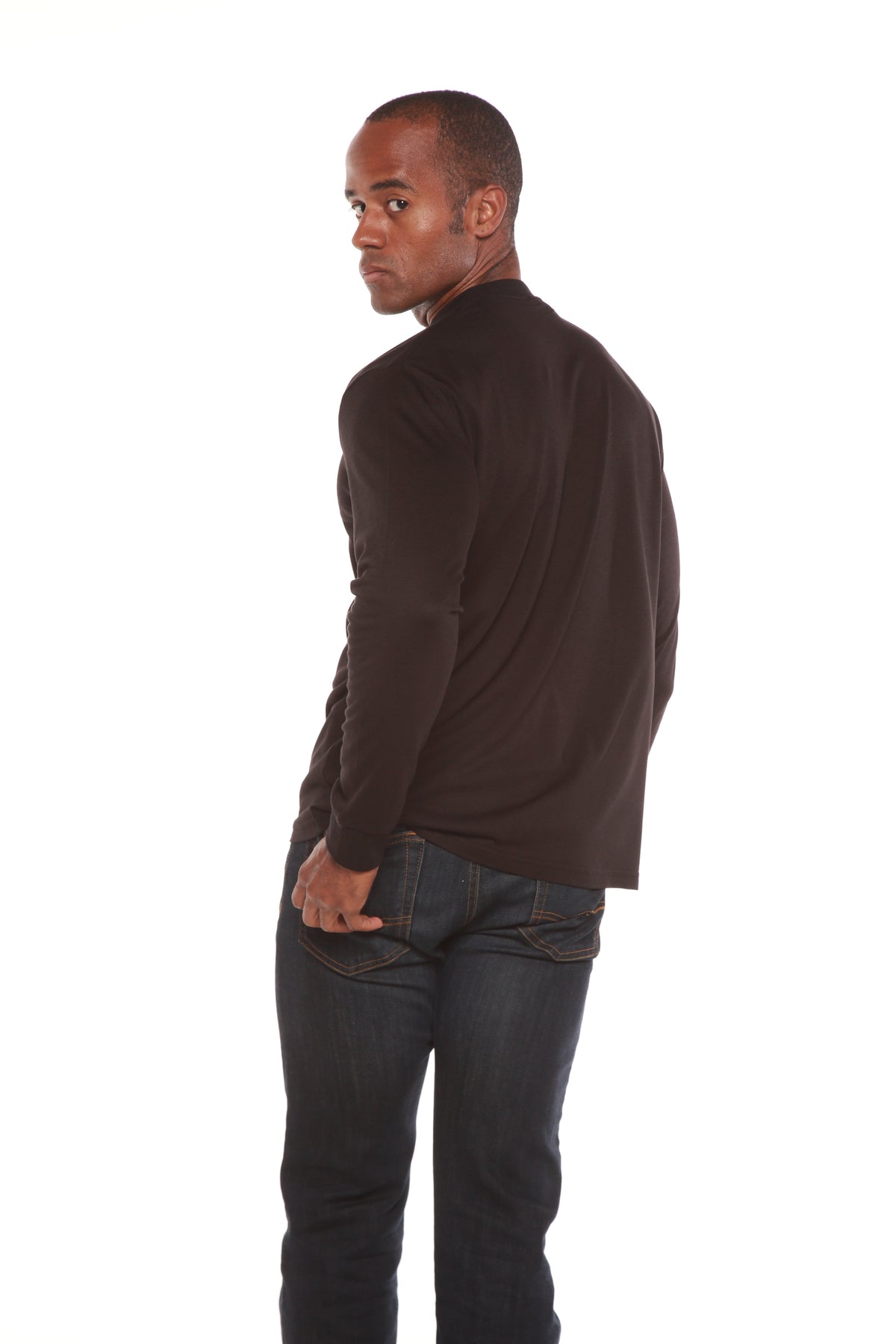 Men's Bamboo Viscose/Organic Cotton Long Sleeve T-Shirt