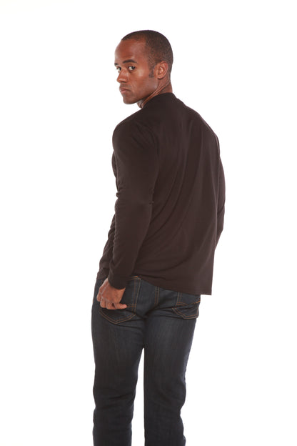 Men's Bamboo Viscose/Organic Cotton Long Sleeve T-Shirt